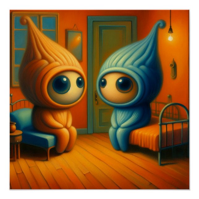 Pôster Criaturas estranhas (Frente)