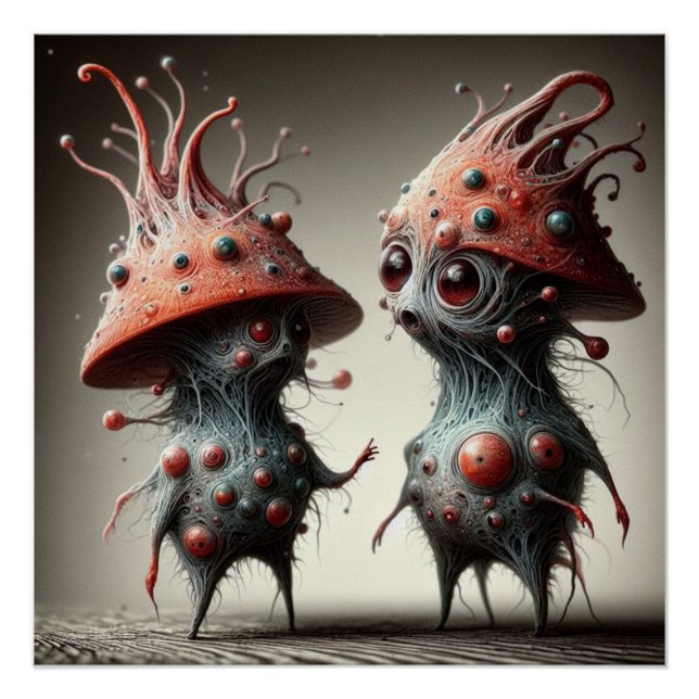 Pôster Criaturas estranhas (Frente)