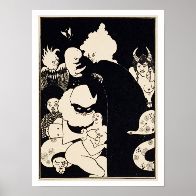 Pôster Criaturas Estranhas de Lucian, ilustração de Luc (Frente)