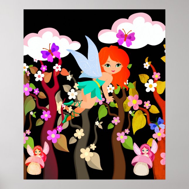 Poster criaturas florestais (Frente)