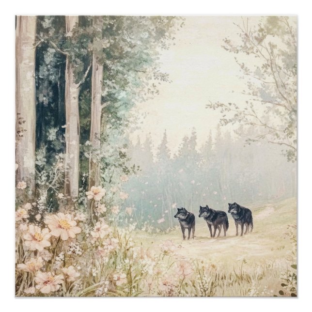 Pôster Criaturas florestais (Frente)