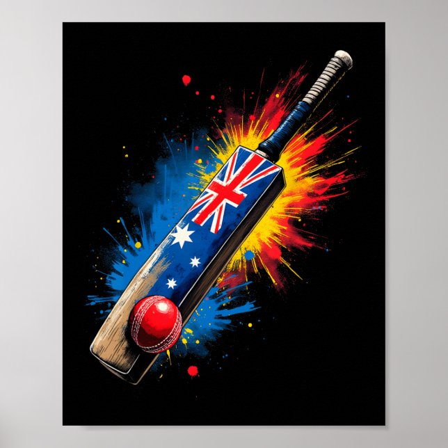 Poster Cricket Australiano T  (Frente)