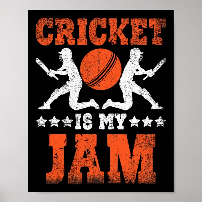 Poster Cricket é meu Cricket Jam  (Frente)