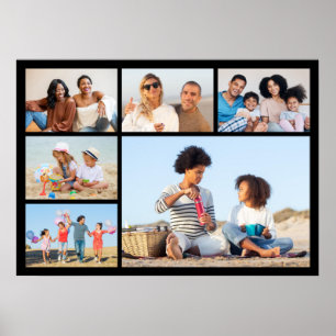 Poster Crie a sua própria colagem de 6 fotos