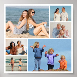 Poster Crie a sua própria colagem de 6 fotos