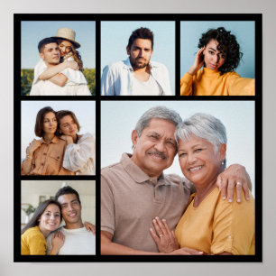 Poster Crie a sua própria colagem de 6 fotos