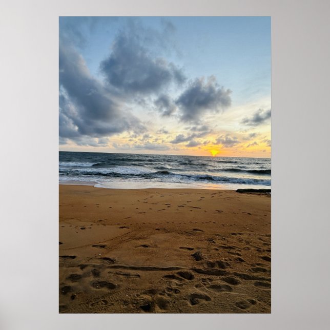 Poster Crie a sua própria foto - Simples arroz solar mode (Frente)