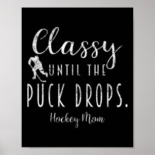 Poster Crie Até Que O Disco Caia Mãe De Hockey Mãe De Hoc