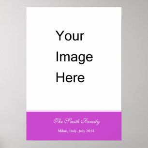 Poster Crie o seu, personalize o Zazzle modelo