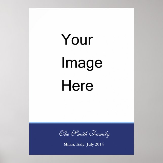 Pôster Crie o seu, personalize o Zazzle modelo (Frente)