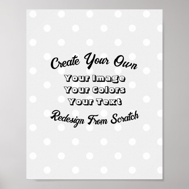 Poster Crie o Seu Próprio (Frente)