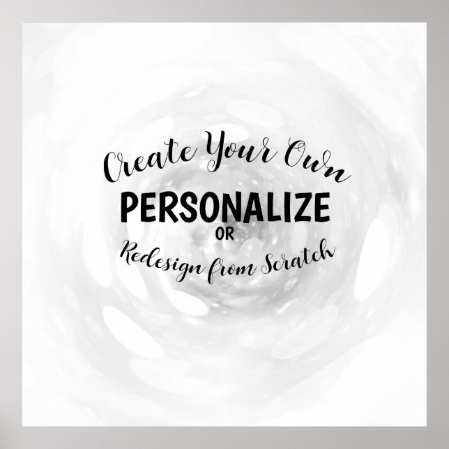 Poster Crie o Seu Próprio (Frente)