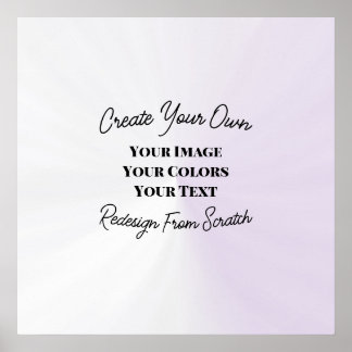 Poster Crie o Seu Próprio