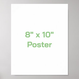 Poster Crie o seu próprio 8"x10"