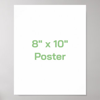 Poster Crie o seu próprio 8"x10"