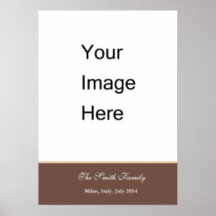 Pôster Crie o seu próprio, personalize o modelo Zazzle