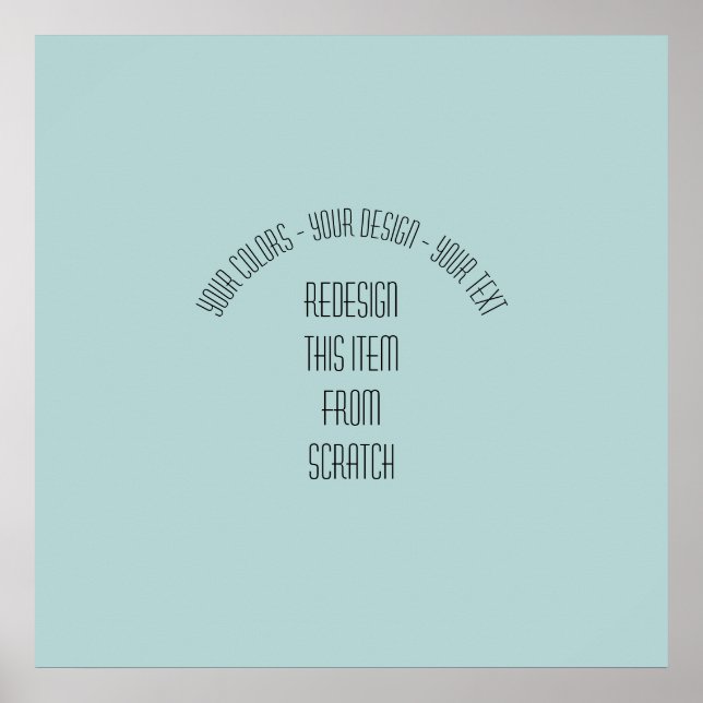 Poster Crie seu (Frente)