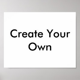 Poster Crie seu