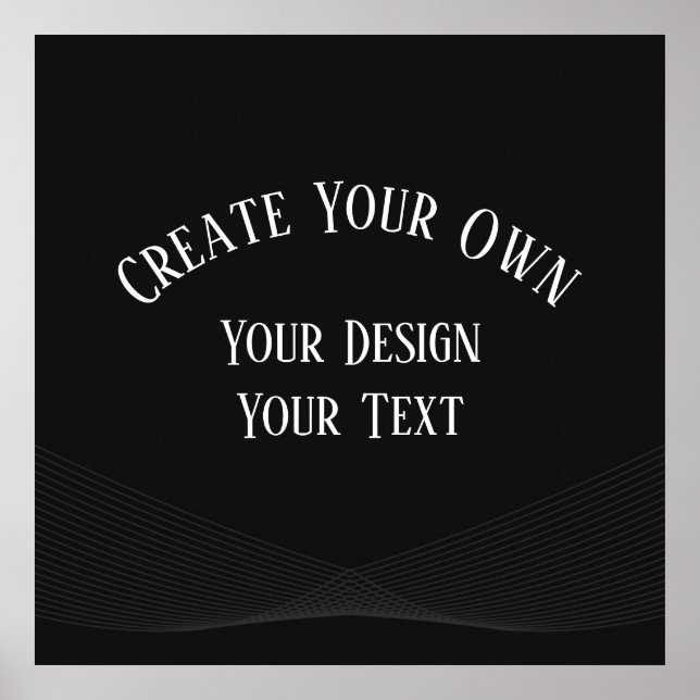 Poster Crie seu (Frente)