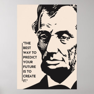 Poster Crie seu caminho com Abraham Lincoln