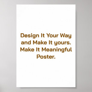 Poster Crie seu Personalizado 5"x7"