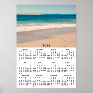 Poster Crie seu próprio calendário de foto 20x28 de 2027