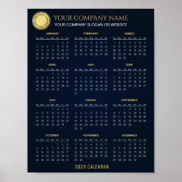 Poster Crie seu próprio calendário empresarial 2026 | 