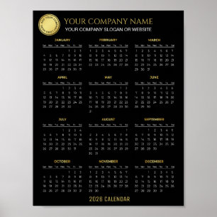 Poster Crie Seu Próprio Calendário Empresarial 2026   