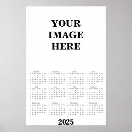 Poster Crie seu próprio calendário para 2025