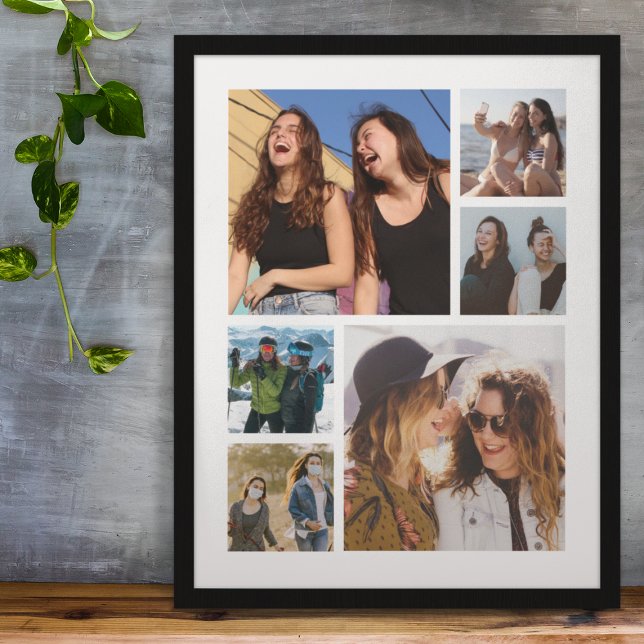 Poster Crie Seu Próprio Cartaz de Colagem de 6 Fotos (Criador carregado)
