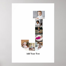 Poster Crie Seu Próprio Cartaz de Colagem de Fotos com a