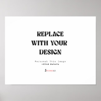 Poster Crie Seu Próprio Cartaz de Papel com Valor Mate