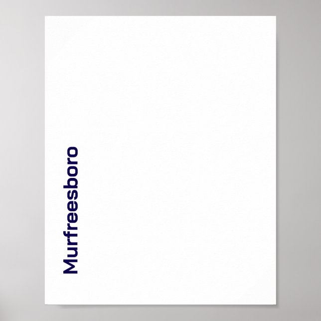 Poster Crie Seu Próprio Cartaz Fosco (Frente)