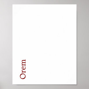 Poster Crie Seu Próprio Cartaz Fosco