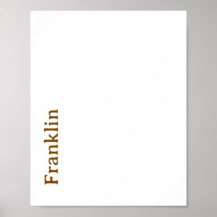 Poster Crie Seu Próprio Cartaz Fosco