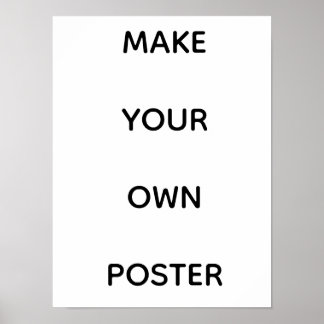 POSTER CRIE SEU PRÓPRIO CARTAZ PERSONALIZADO