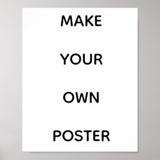 POSTER CRIE SEU PRÓPRIO CARTAZ PERSONALIZADO