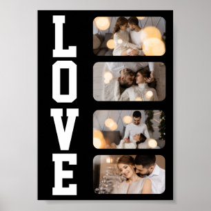 Poster Crie Seu Próprio Colagem de 4 Fotos