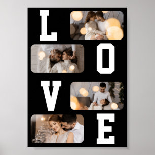 Poster Crie Seu Próprio Colagem de 4 Fotos