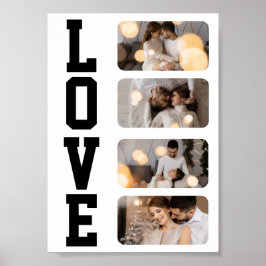 Poster Crie Seu Próprio Colagem de 4 Fotos