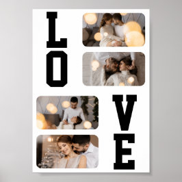 Poster Crie Seu Próprio Colagem de 4 Fotos