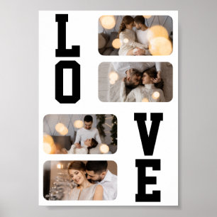 Poster Crie Seu Próprio Colagem de 4 Fotos
