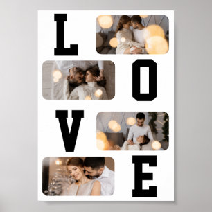 Poster Crie Seu Próprio Colagem de 4 Fotos