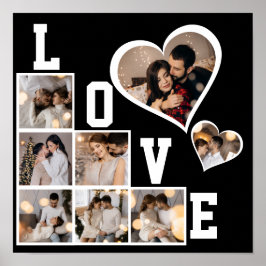 Poster Crie Seu Próprio Colagem de 8 Fotos