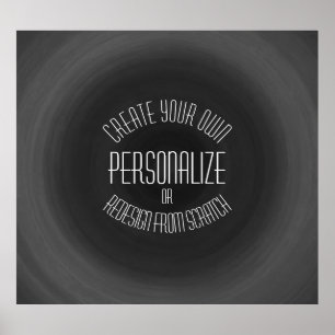 Poster Crie seu próprio design - personalizado