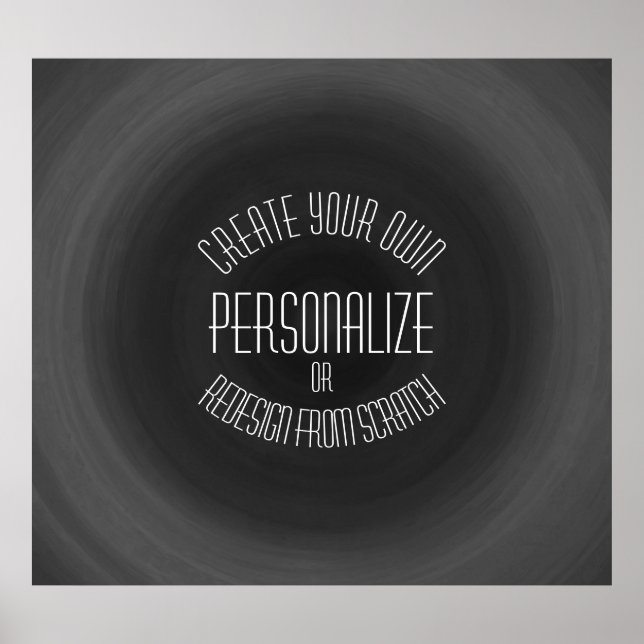 Poster Crie seu próprio design - personalizado (Frente)