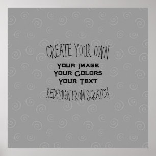 Poster Crie seu próprio design personalizado