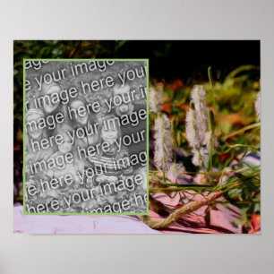 Poster Crie Seu Próprio Flor Fotográfico Na Pintura Do Ro