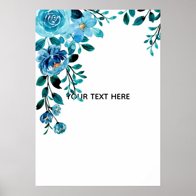 Poster Crie Seu Próprio Floral (Frente)