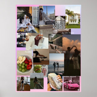 Poster Crie seu próprio manifesto do Conselho de Visão